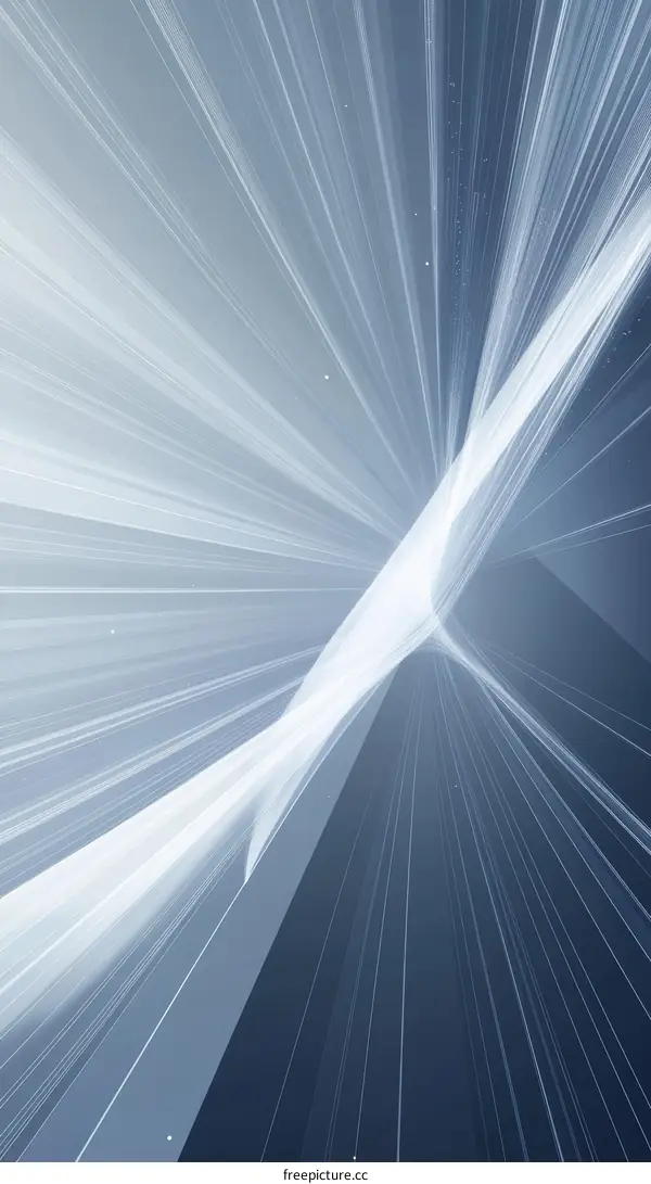 Abstract Light Ray Radiating Design