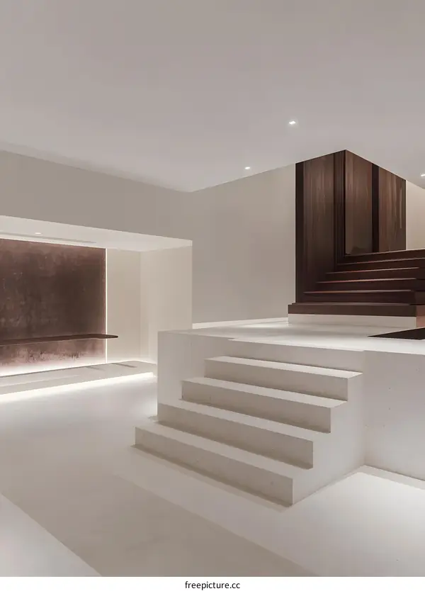 Modern Minimalist Interior Design Staircase