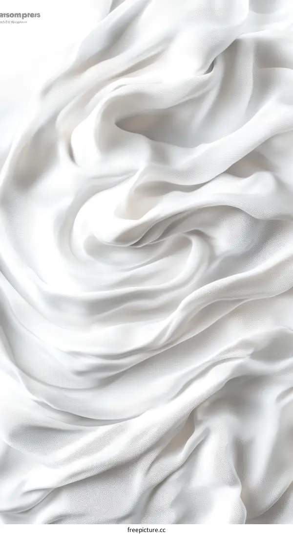 Elegant White Fabric Texture