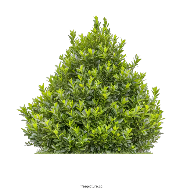 [Transparent Background PNG]Green Bush Isolated On White Background