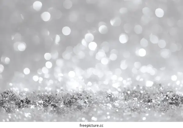 Abstract Silver Glitter Background