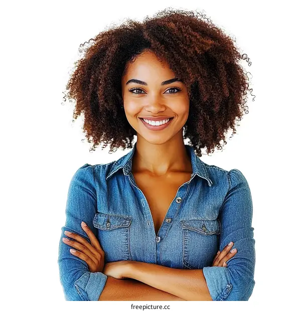 Smiling Black Woman Portrait