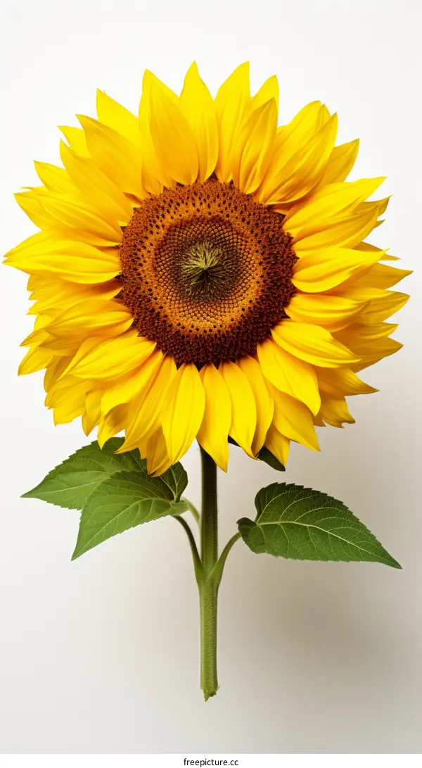 Solo Sunflower Blossoming