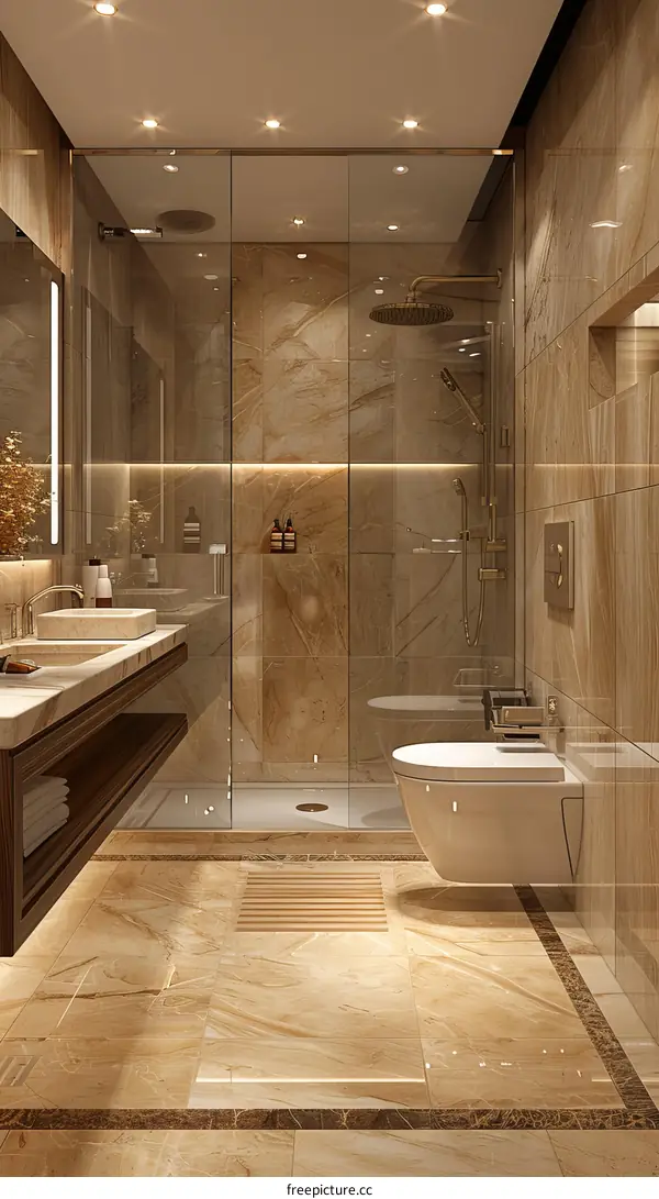 Luxury Modern Bathroom Design Interior