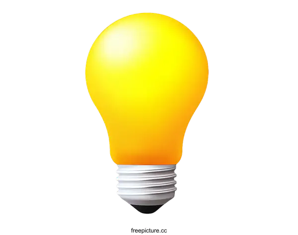[Transparent Background PNG]Bright Idea Light Bulb Illustration