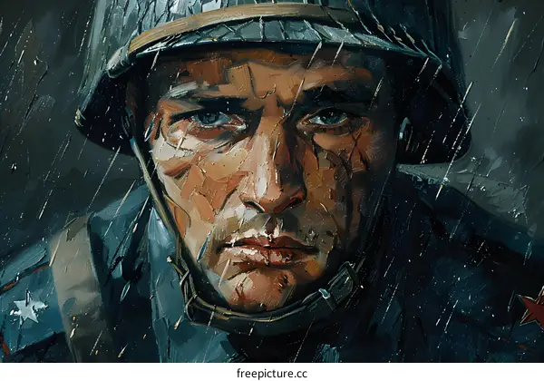 Portrait of a soldier
