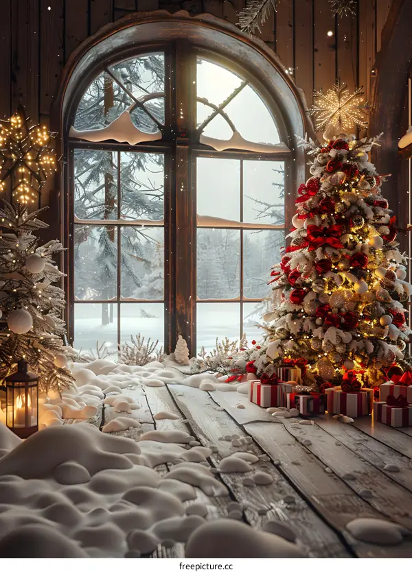 Christmas by the Fireplace