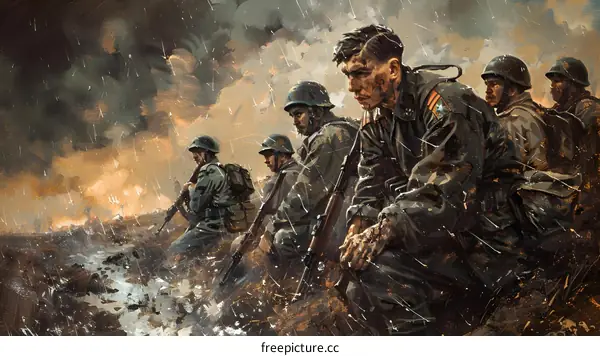 Soldiers in the Rain