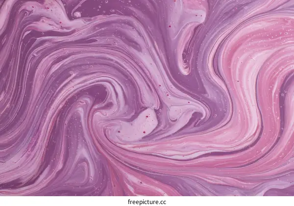 Abstract Purple and Pink Marble Painting