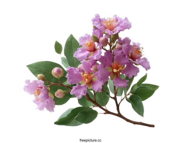 [Transparent Background PNG]Beautiful Purple Flowers Close-up