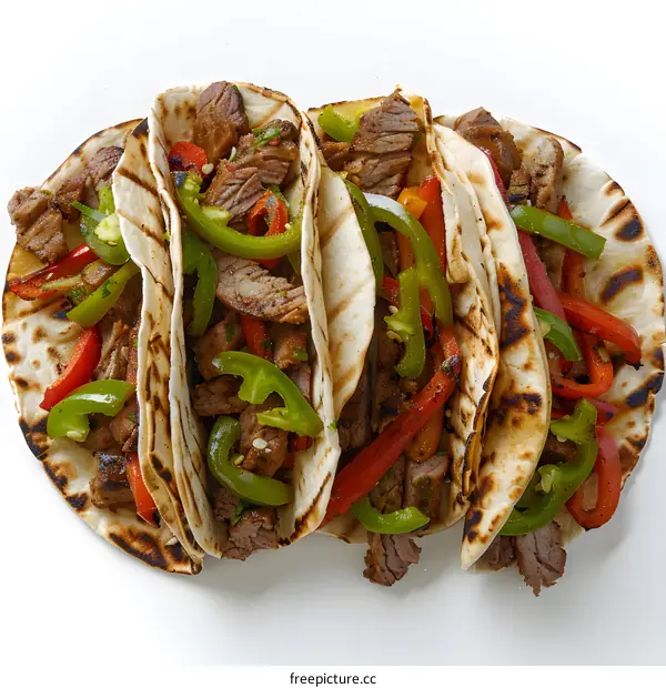 Steak Tacos with Peppers and Onions