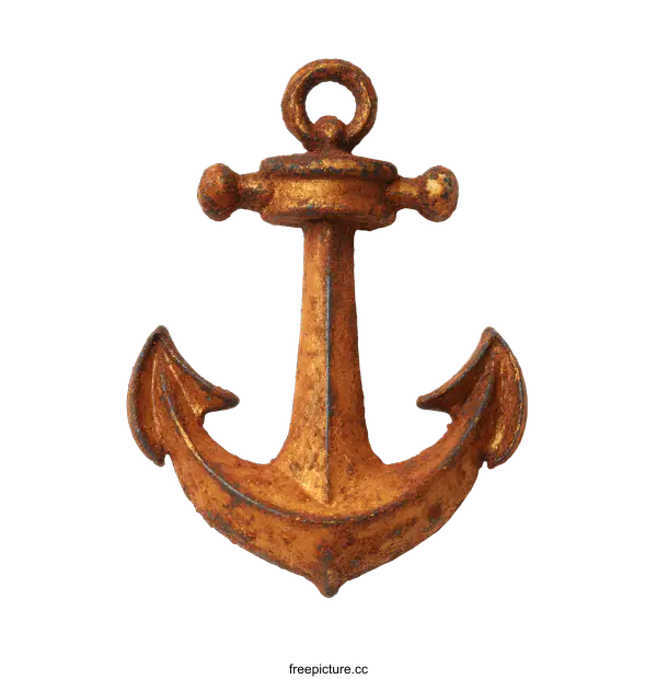 [Transparent Background PNG]Rustic Decorative Anchor