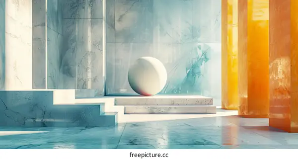 Modern Marble Interior Design Showcase