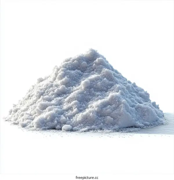 Pile of White Powder Substance