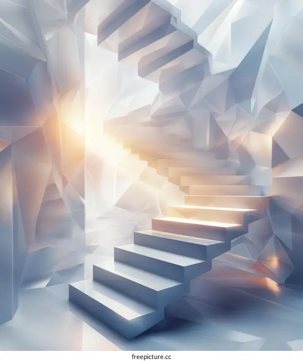 Surreal Staircase to Heaven