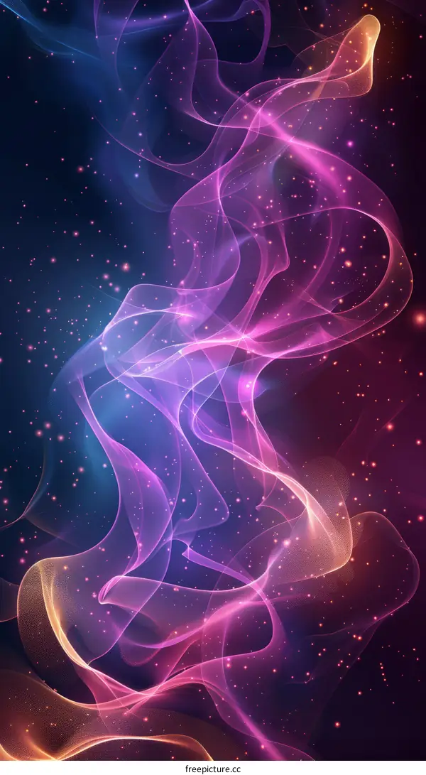 Abstract Colorful Smoke Background