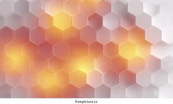 Abstract Geometric Hexagon Pattern Design