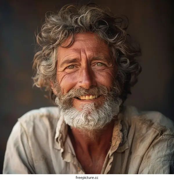 Smiling Senior Man Portrait