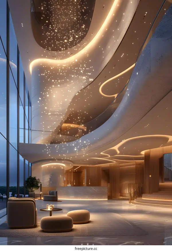 Hotel Lobby Interior