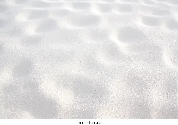 Close Up View of White Sand Texture
