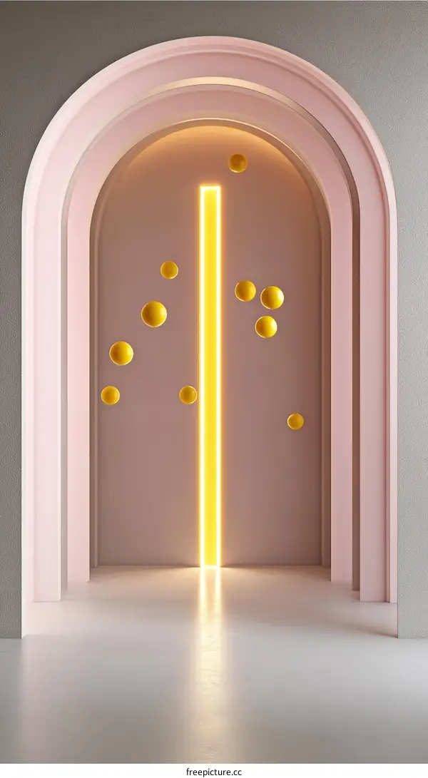 Modern Minimalist Archway Interior Design