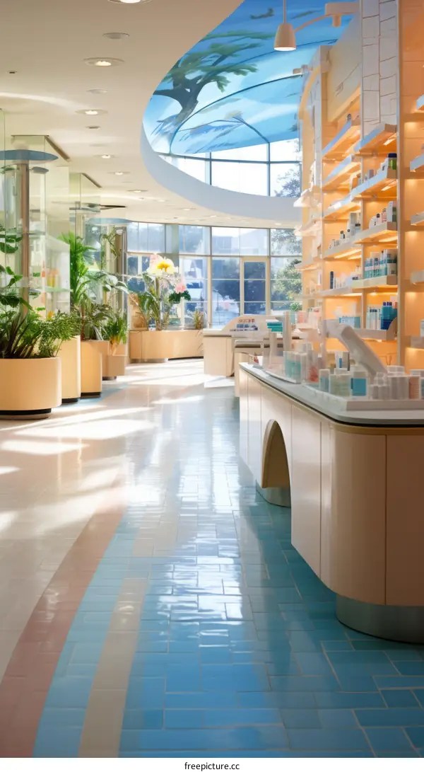 Beauty salon interior