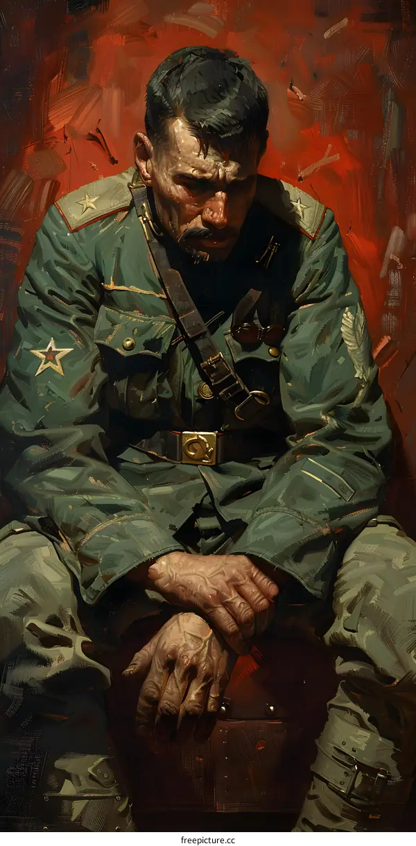 Portrait of a soldier