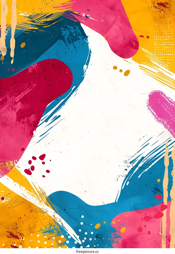 Abstract Colorful Watercolor Paint Background