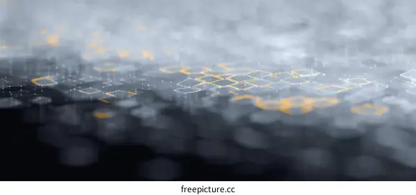 Abstract Digital Network Pattern