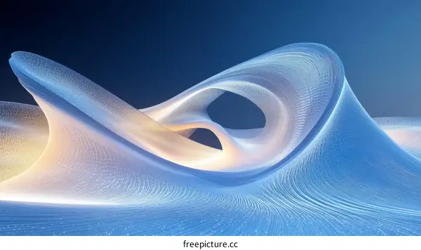 Abstract Digital Wave Forms