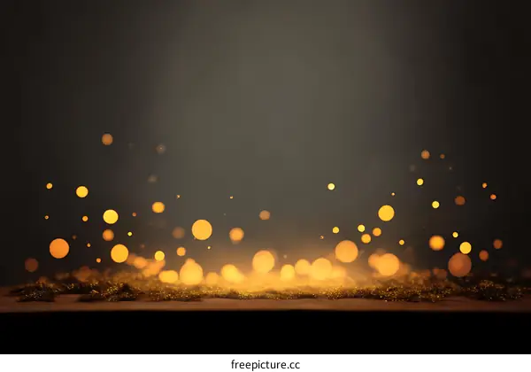 Golden Sparkling Festive Background Design