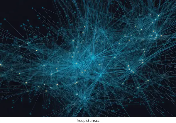Abstract Network Connections Illustrative Image