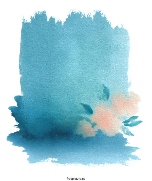[Transparent Background PNG]Abstract Watercolor Painting Texture
