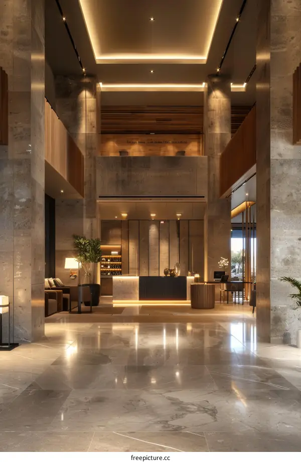 Modern Hotel Lobby Interior Design