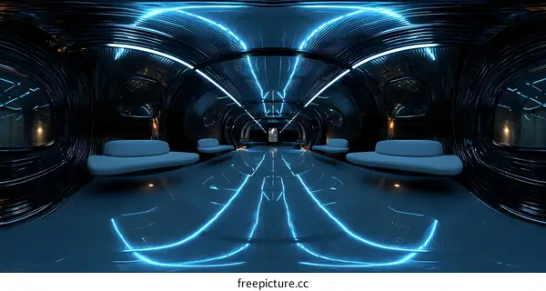 Futuristic Interior Design Lounge