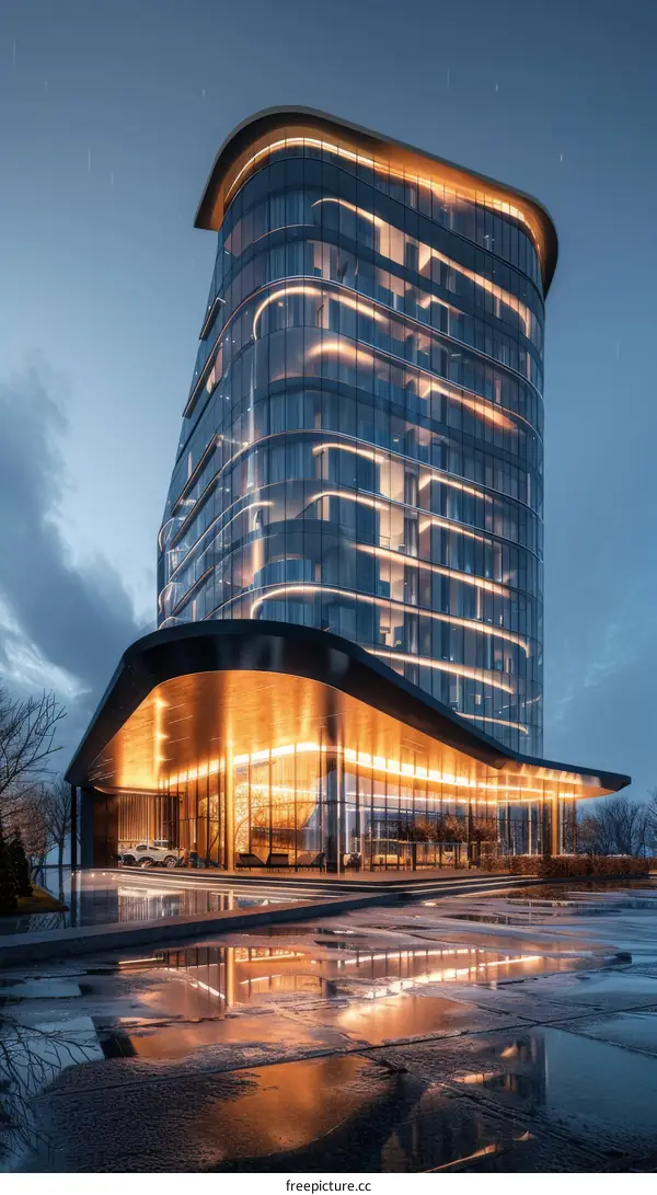 Cyberpunk Cityscape: Neon Lights and Futuristic Architecture