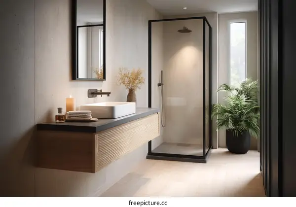 Modern Minimalist Bathroom Interior Design