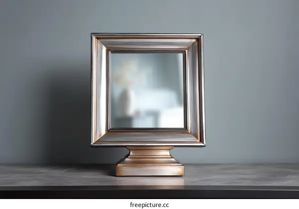 Vintage Decorative Square Tabletop Mirror