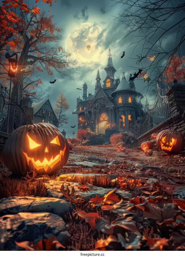 Halloween Pumpkin House Pictures
