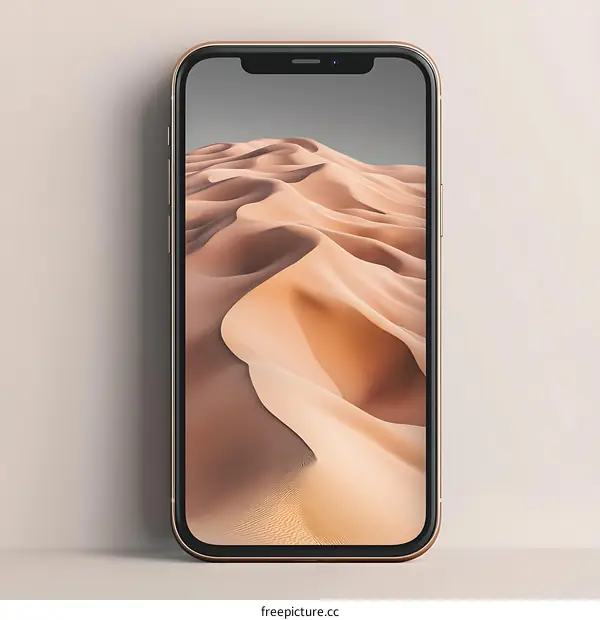 Sand Dunes Landscape Phone Wallpaper