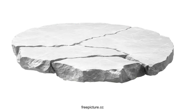 [Transparent Background PNG]Abstract Broken Stone Platform