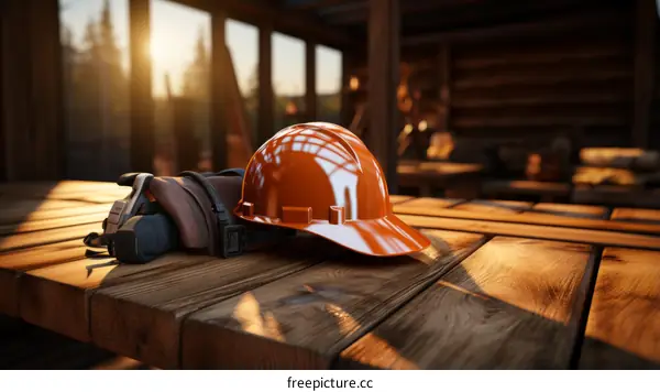 Essential Construction Site Safety Equipment: Hard Hat and Ear Defenders
