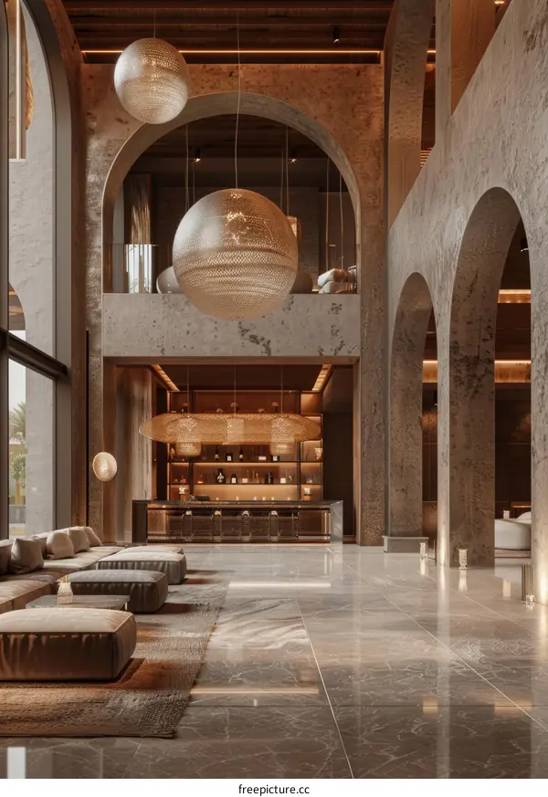 Modern Architectural Lobby Interior Design