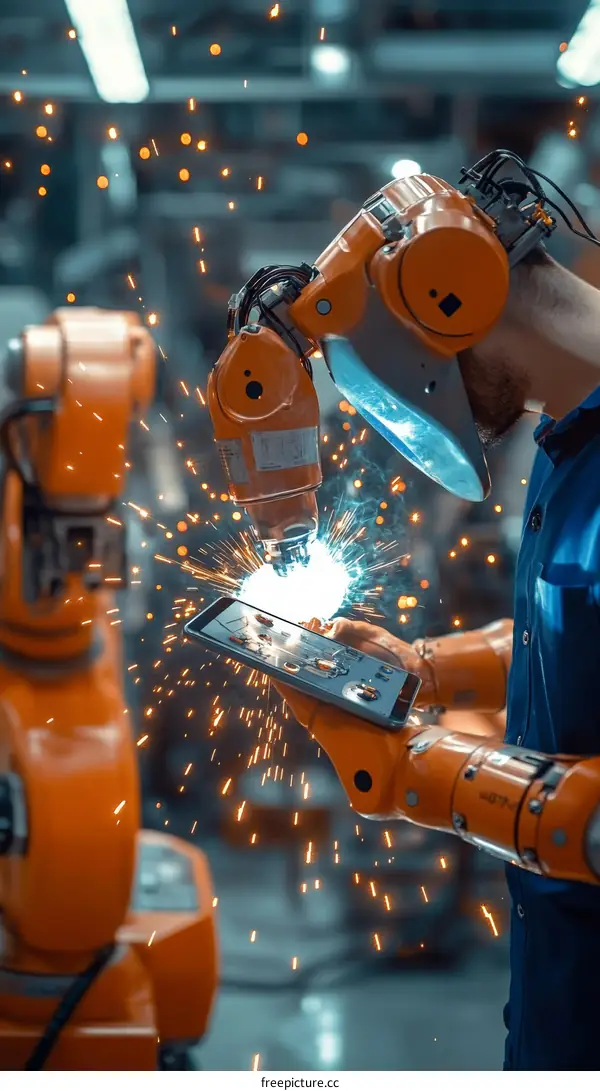 Industrial Automation with Robotic Welding and Technology