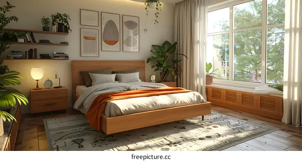 Bedroom in IKEA style