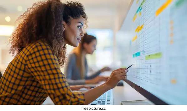 Teamwork Project Management with a Visual Board