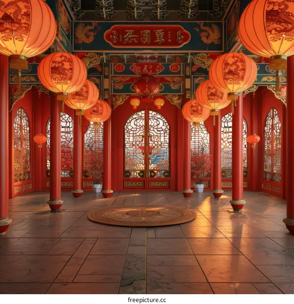 Elegant Chinese Traditional Architecture Interior Design