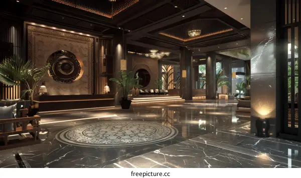 Luxury Hotel Lobby Interior Design