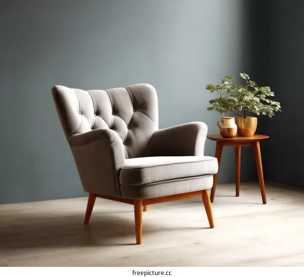 Modern Armchair in a Stylish Room Setting
