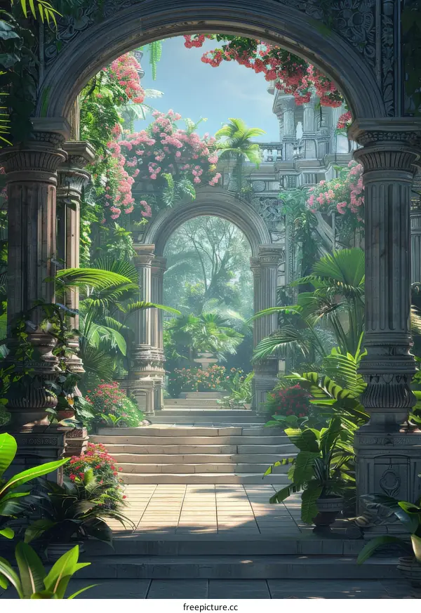 Mystical Garden Ruins
